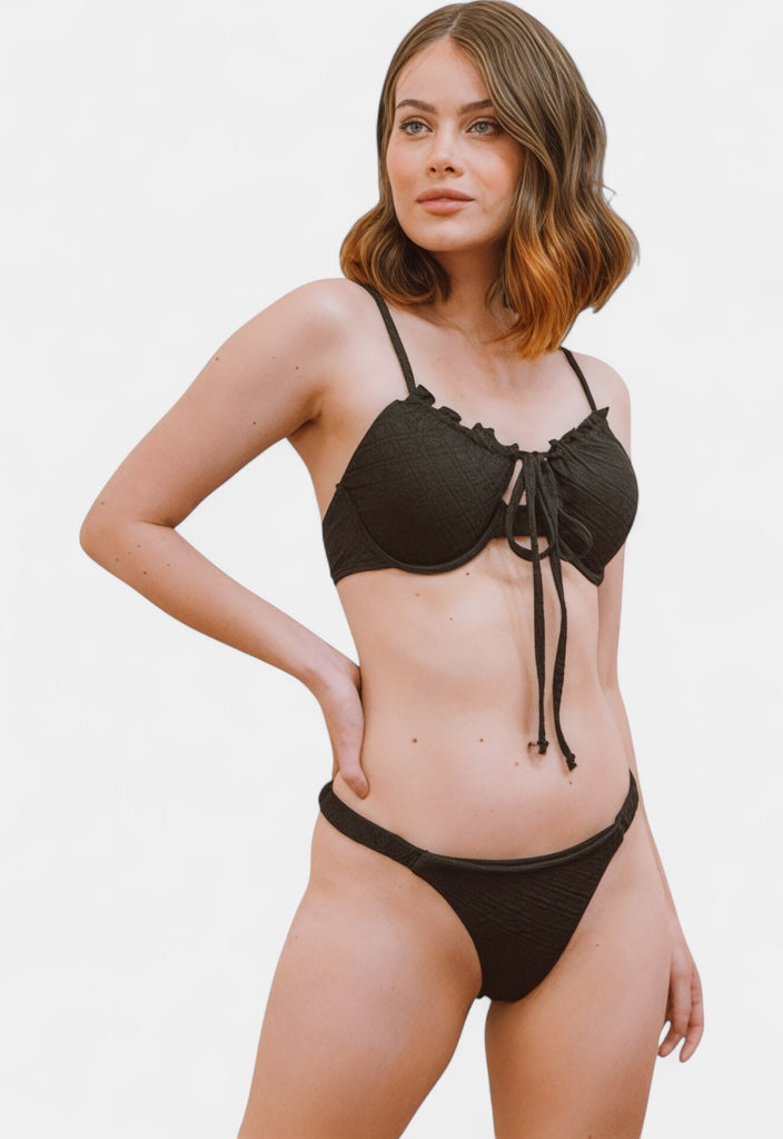 AB Beachwear Baly Bikini Half Cup Black