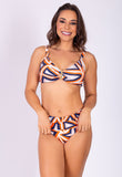 AB Beachwear Bio Bikini Halter Pipa Geo Print
