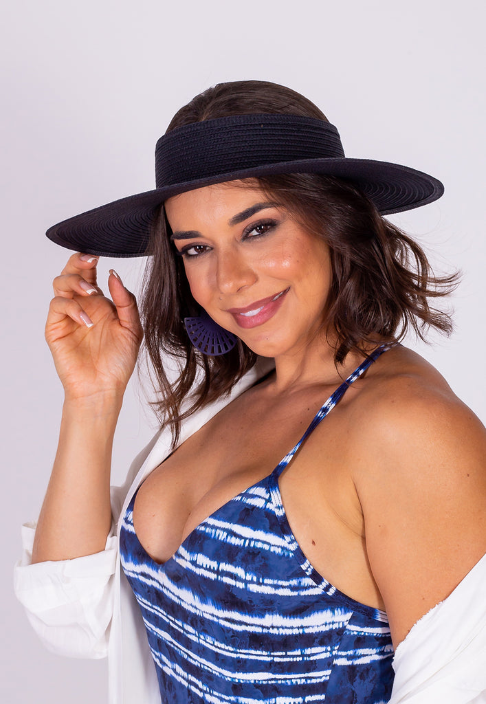 AB Beachwear Eco Visor UV50+ Resort Black