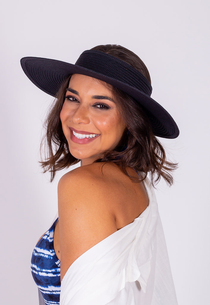 AB Beachwear Eco Visor UV50+ Resort Black