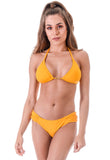 AB Beachwear Bikini Triangle Orange Jacquard