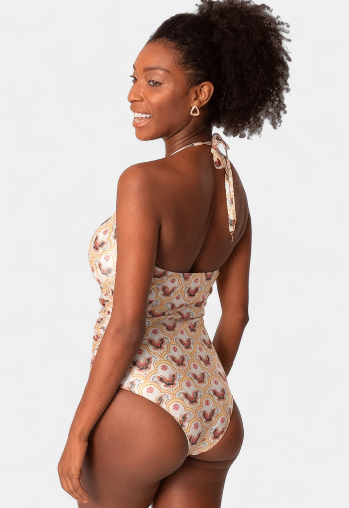 AB Beachwear Baly Swimsuit Butterfly Print