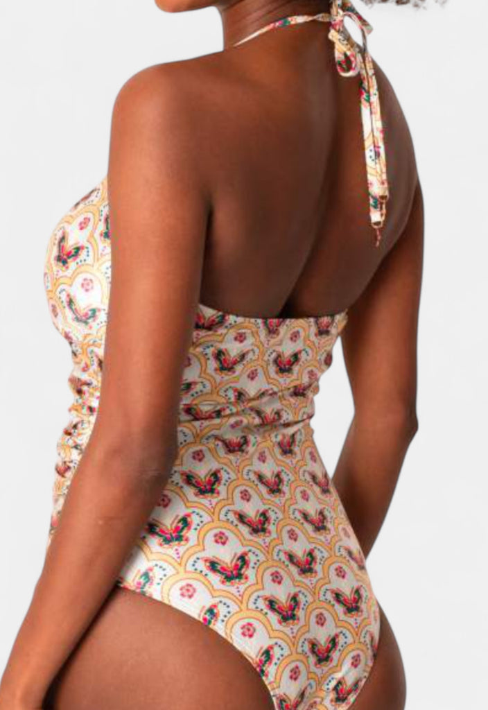 AB Beachwear Baly Swimsuit Butterfly Print
