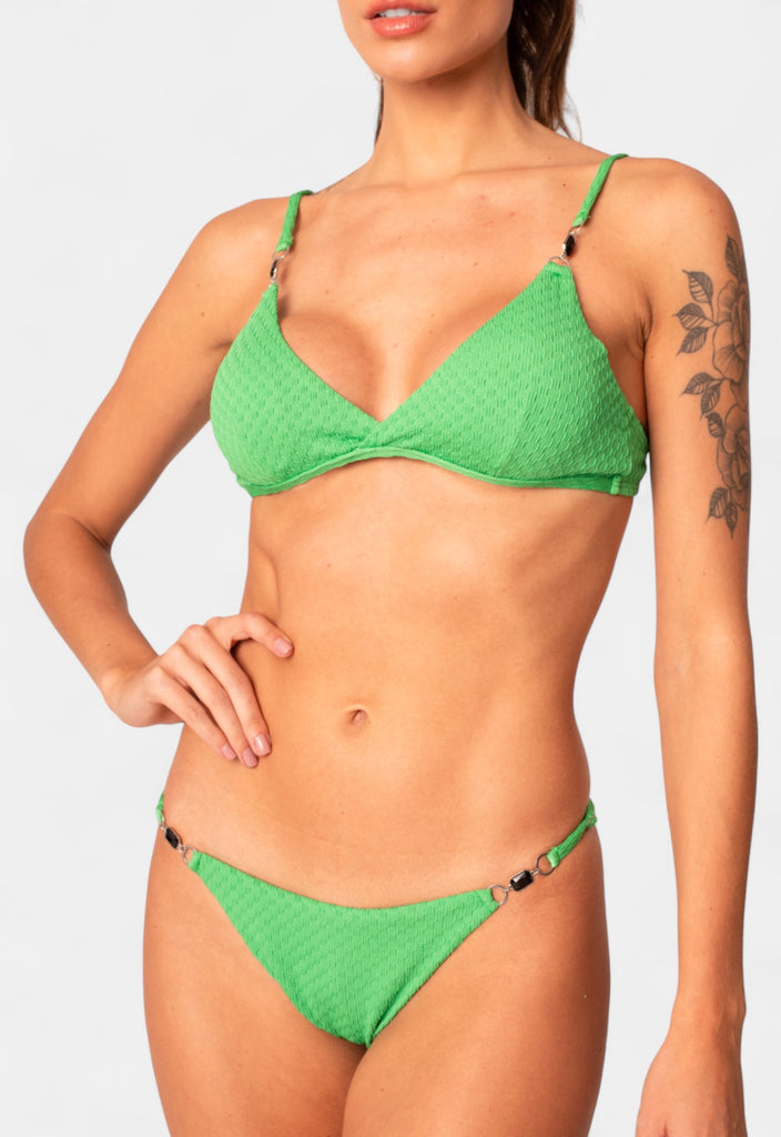 AB Beachwear Baly Bikini Stone Green