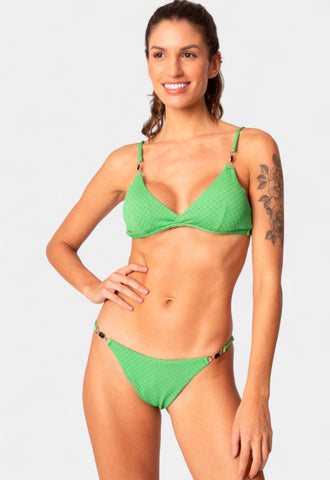 AB Beachwear Baly Bikini Stone Green