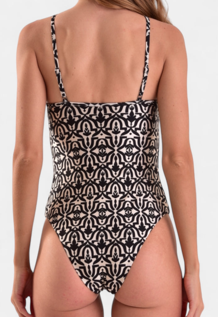 AB Beachwear Baly Ethnic Black