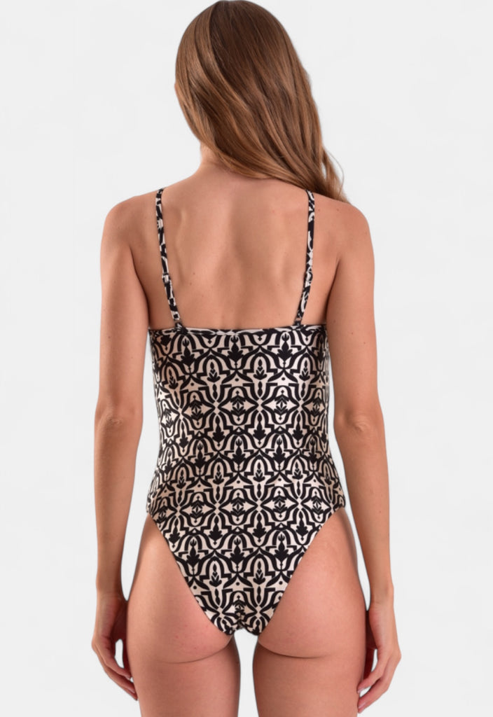 AB Beachwear Baly Ethnic Black