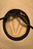 AB Beachwear Eco Hat UV50+ Blue & Orange Embroidery