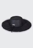 AB Beachwear Eco Hat UV50+ Capeline Shredded Black