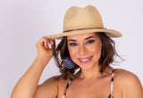 AB Beachwear Eco Hat UV50+ Panama Straw Color